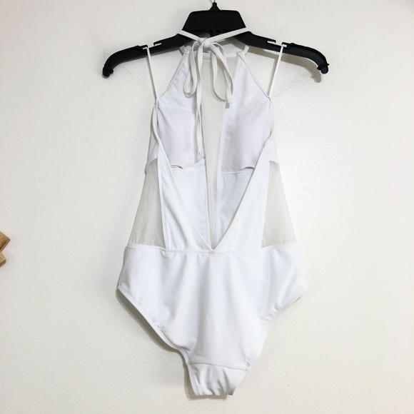 Ted Baker Mech Mesh Panel Swimsuit - Picture 5 of 6